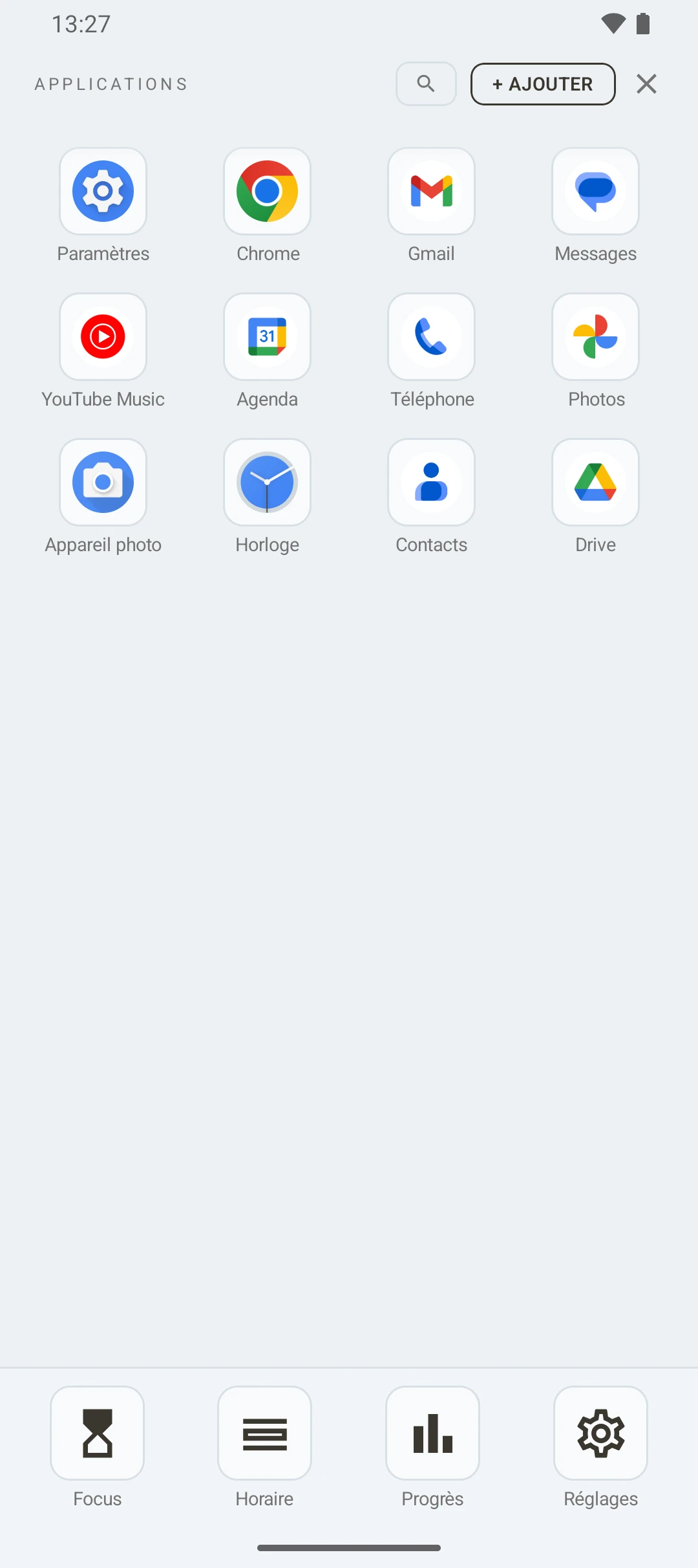 duqe — tiroir d’apps